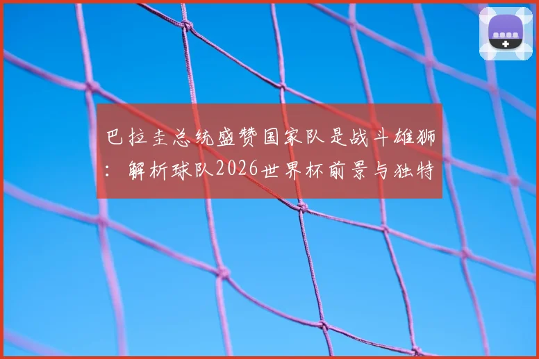 巴拉圭总统盛赞国家队是战斗雄狮：解析球队2026世界杯前景与独特战斗精神